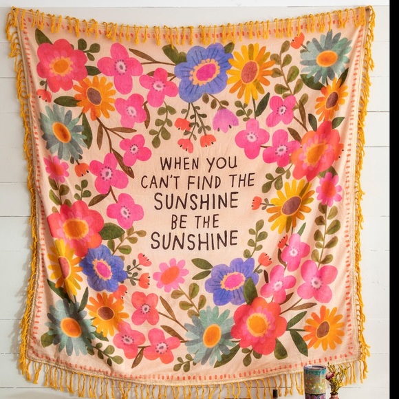 NATURAL LIFE Other - NEW Shabana beach towel/blanket/tapestry w/fringe